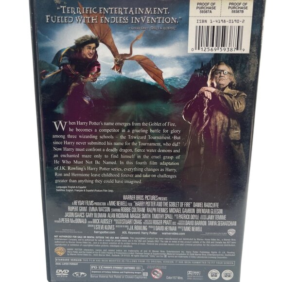 Harry Potter And The Goblet Of Fire Full-Screen Edition DVD - Picture 2 of 4